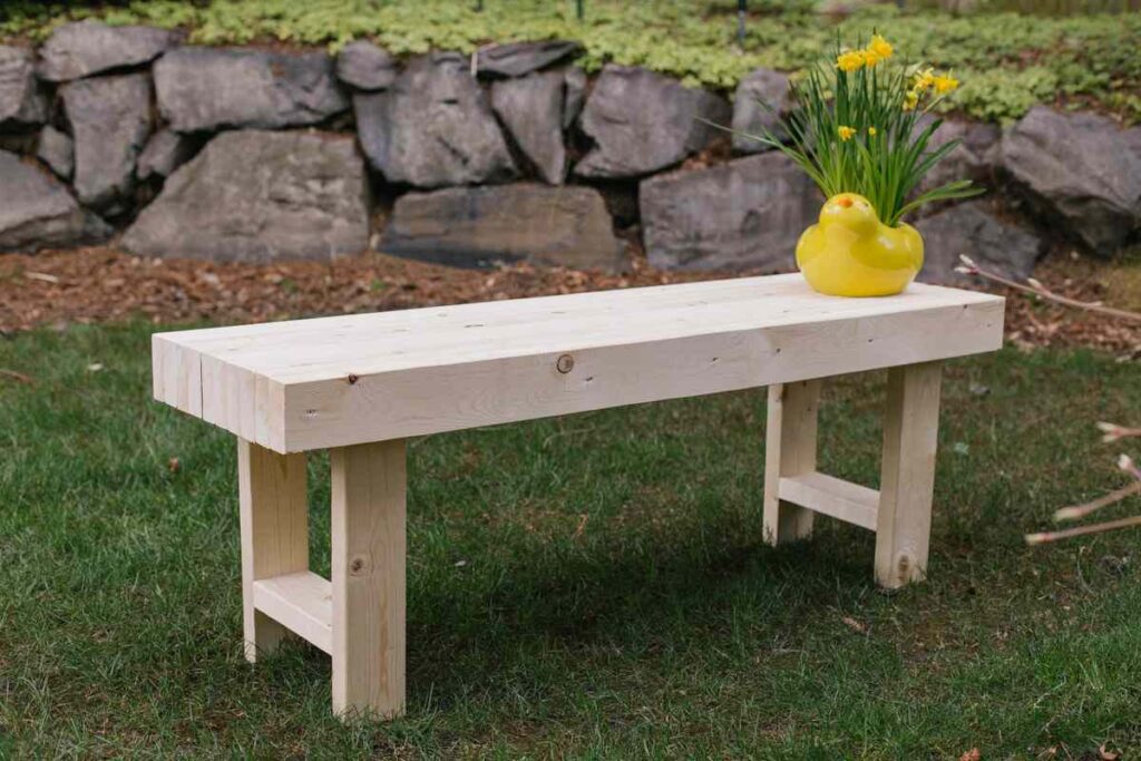 The Charm of Wooden Bench