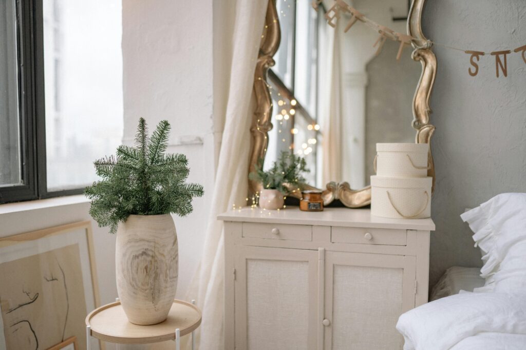 Bedroom Dresser with Mirror