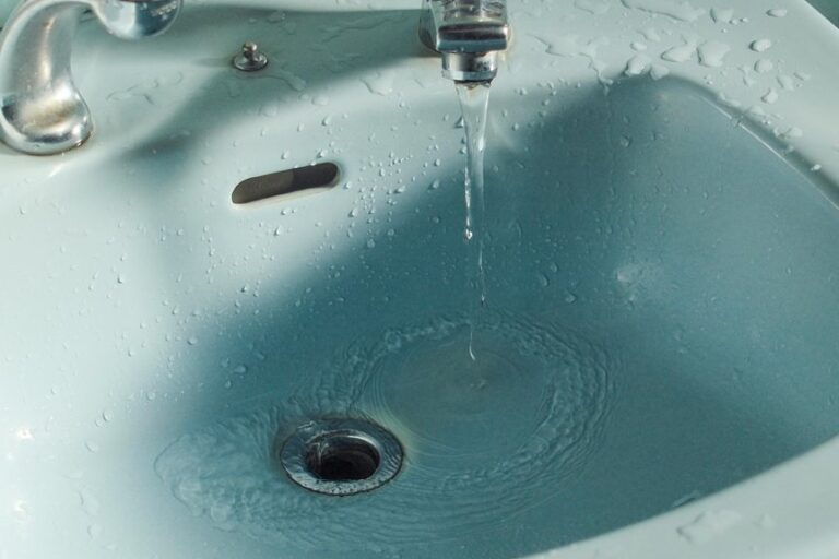 avoid pouring bleach down sink