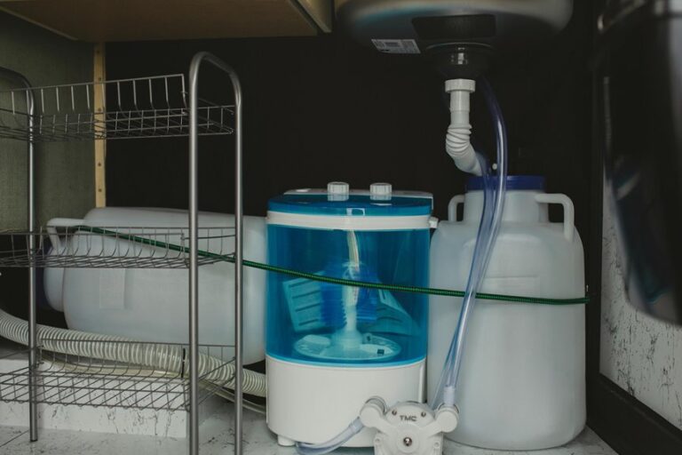 connect washing machine under sink