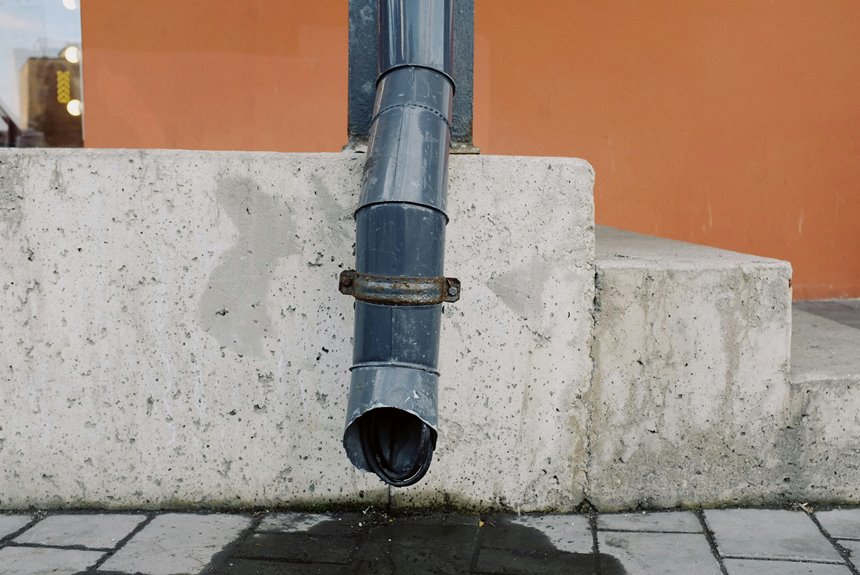 dark slimy bathroom pipe buildup