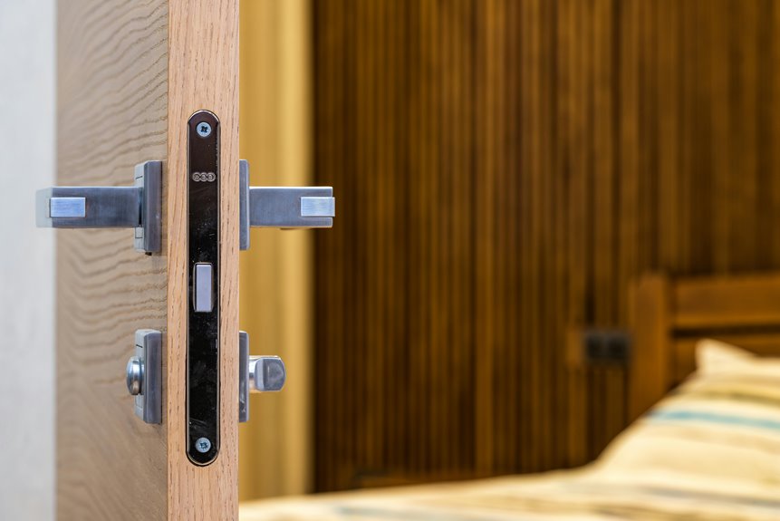 disable bedroom door lock