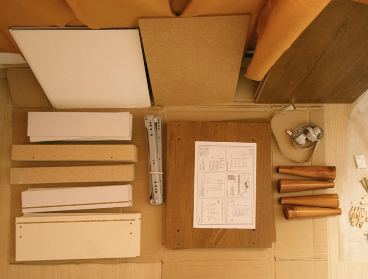 mounting rails for cabinets