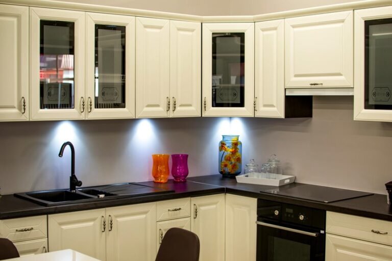 refinish and modernize 1950s cabinets