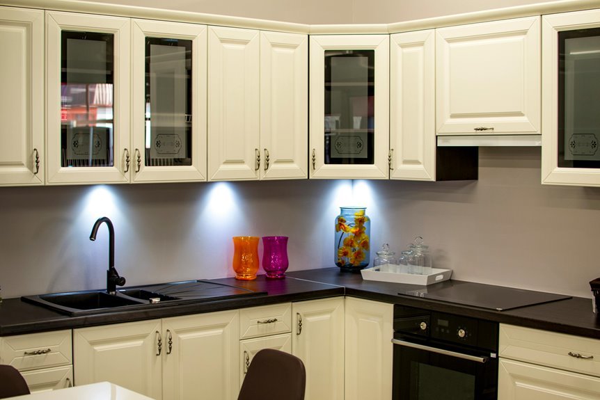 refinish and modernize 1950s cabinets