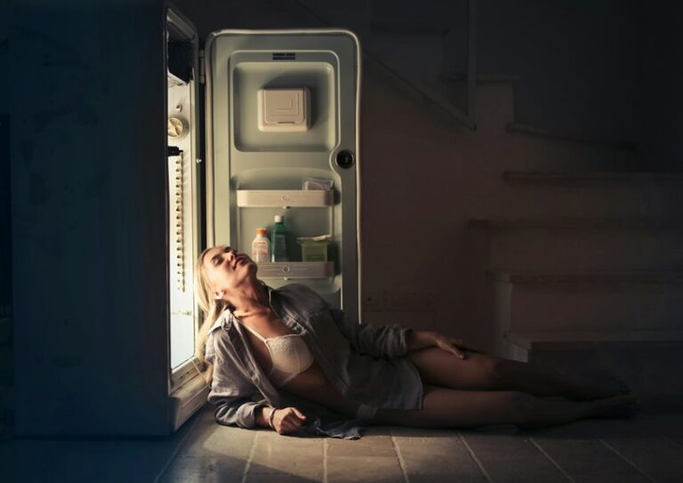 remove basement refrigerator safely