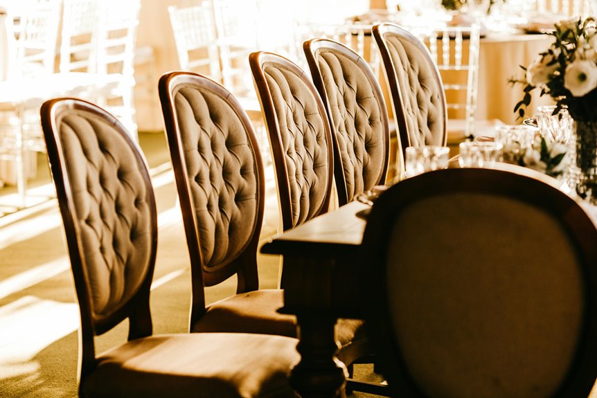 seat guests at extra chairs