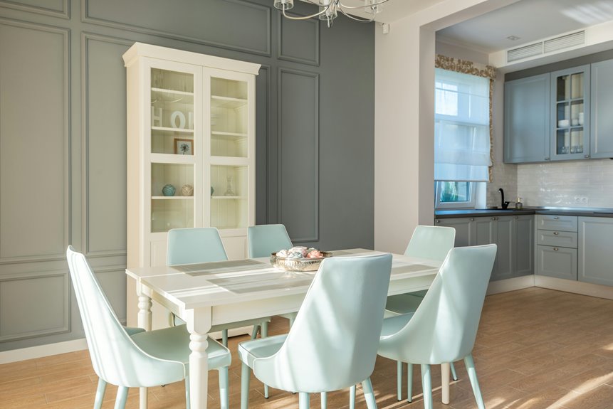 store extra dining chairs vertically