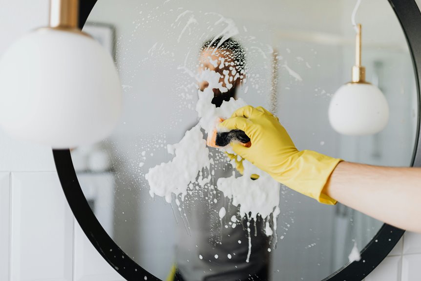 using dish soap for bathroom
